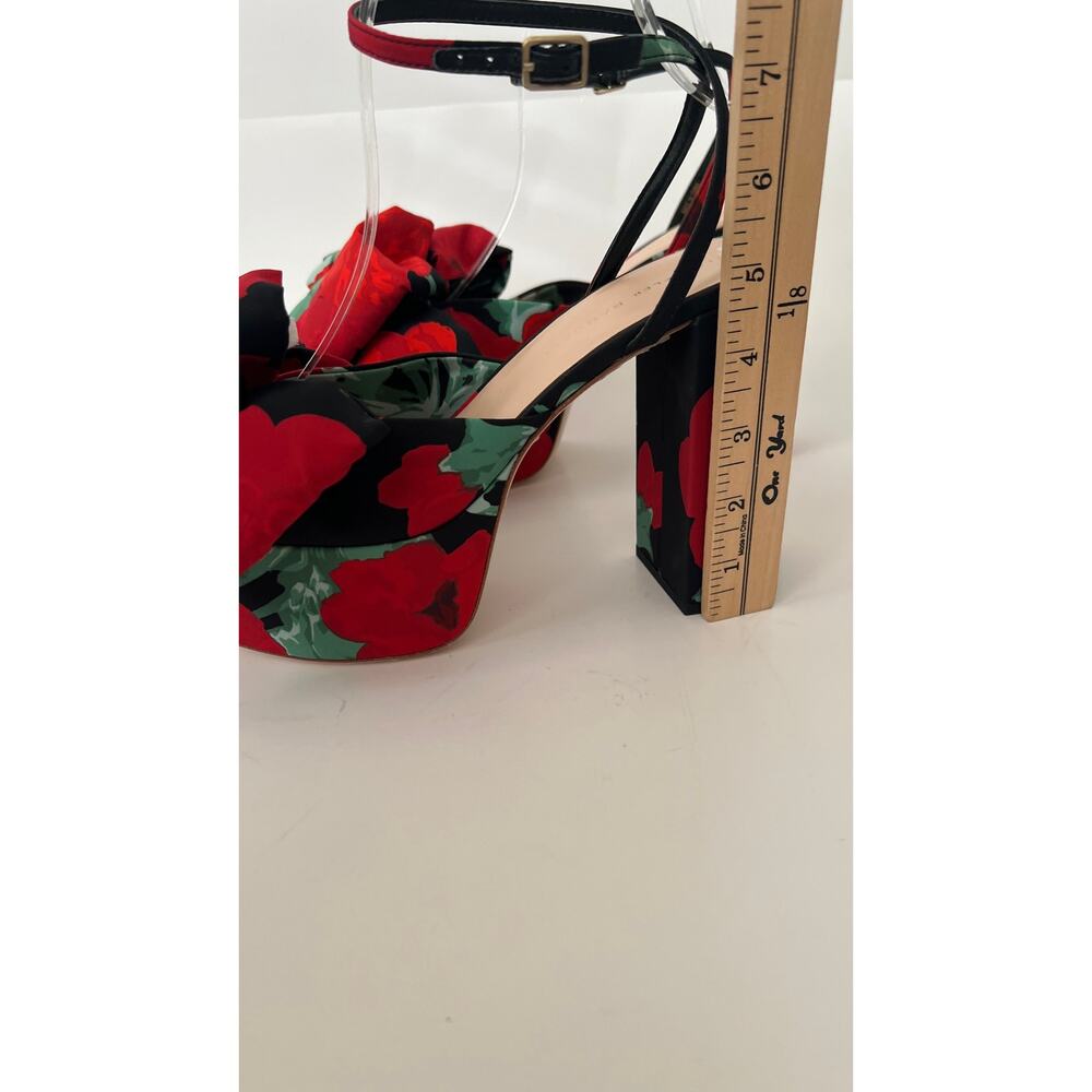 Loeffler Randall Kiki Platform Bow Heel Sandals Size 9 - Picture 12 of 12